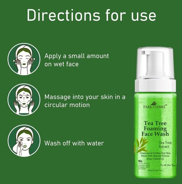 Tea Tree Foaming Face Wash - Image 2