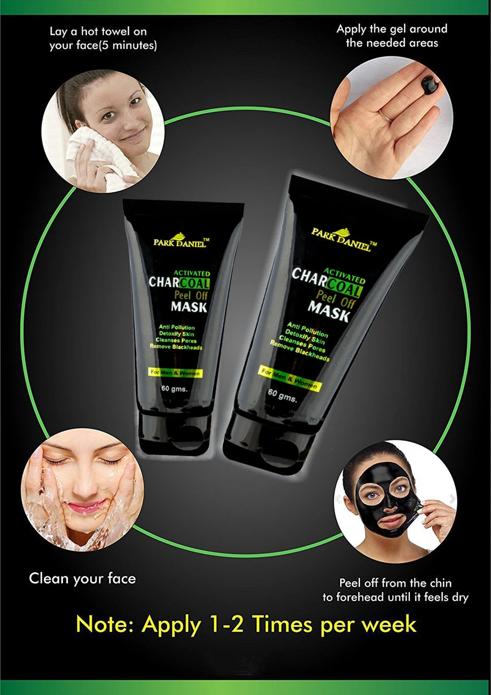 Activated Charcoal Peel Off Mask - Image 4