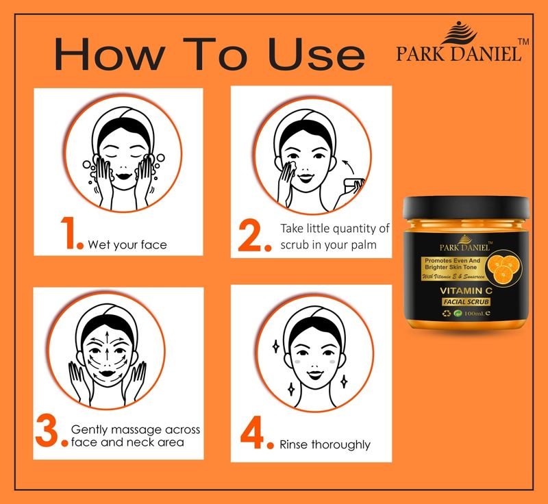 Vitamin C Facial Scrub - Image 3