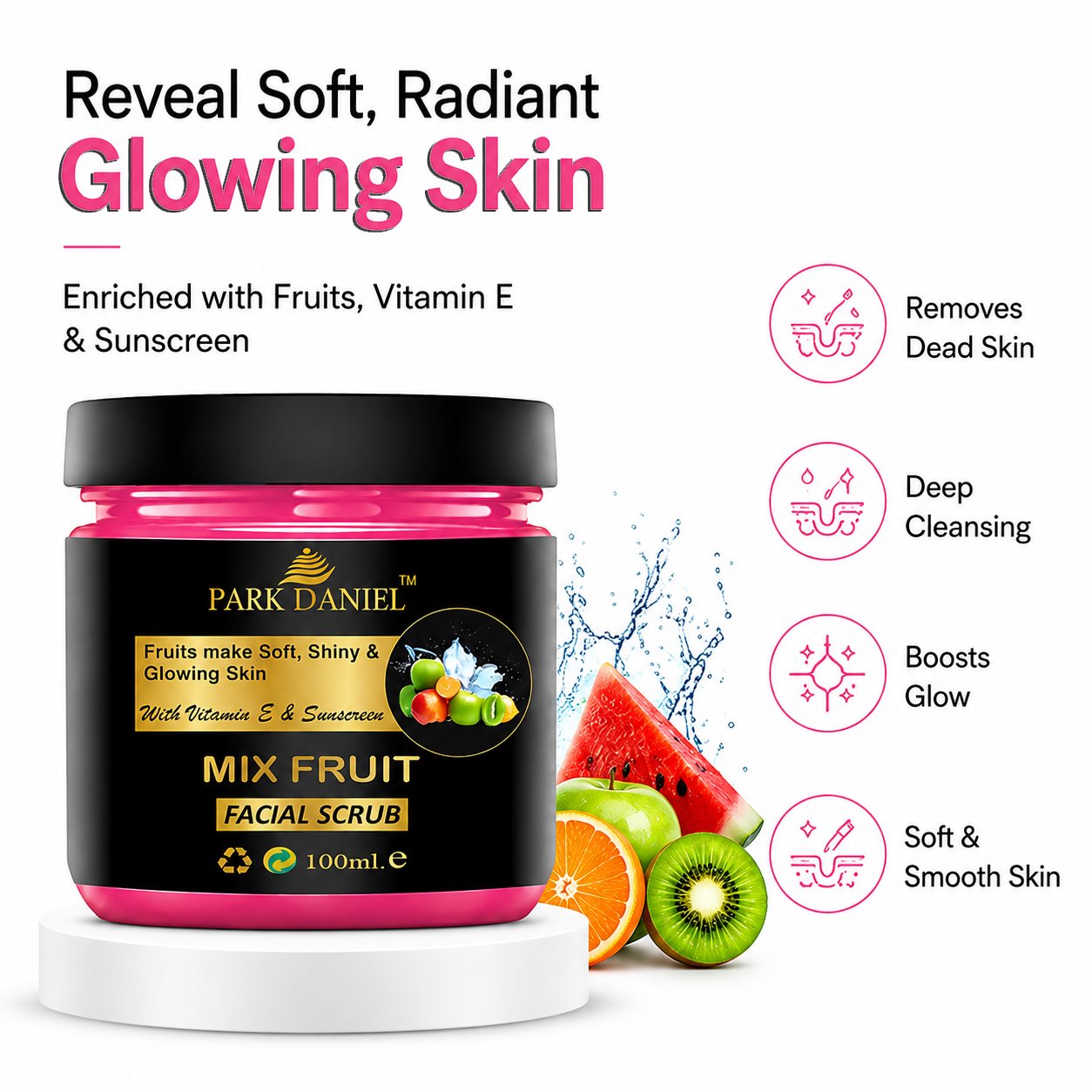 Mix Fruit Facial Scrub - Image 2
