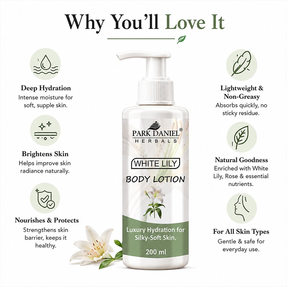 White Lily Body Lotion - Image 4