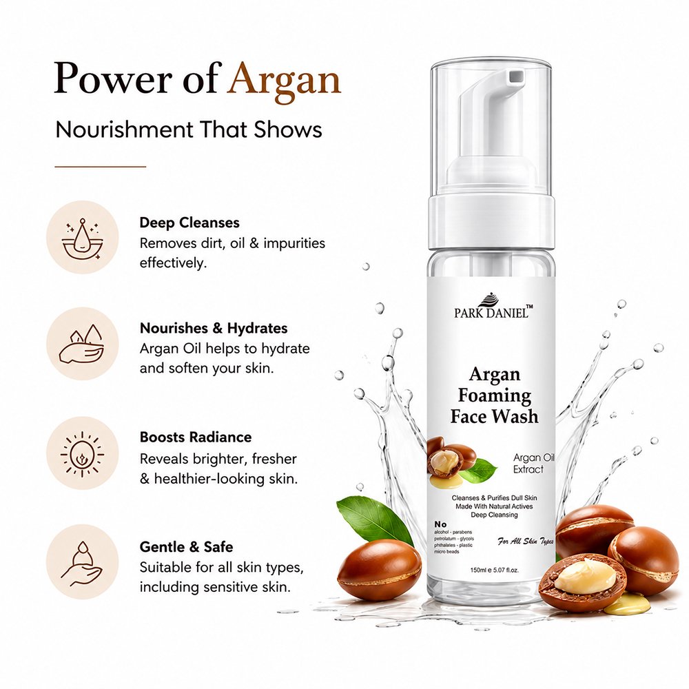 Argan Foaming Face wash - Image 3