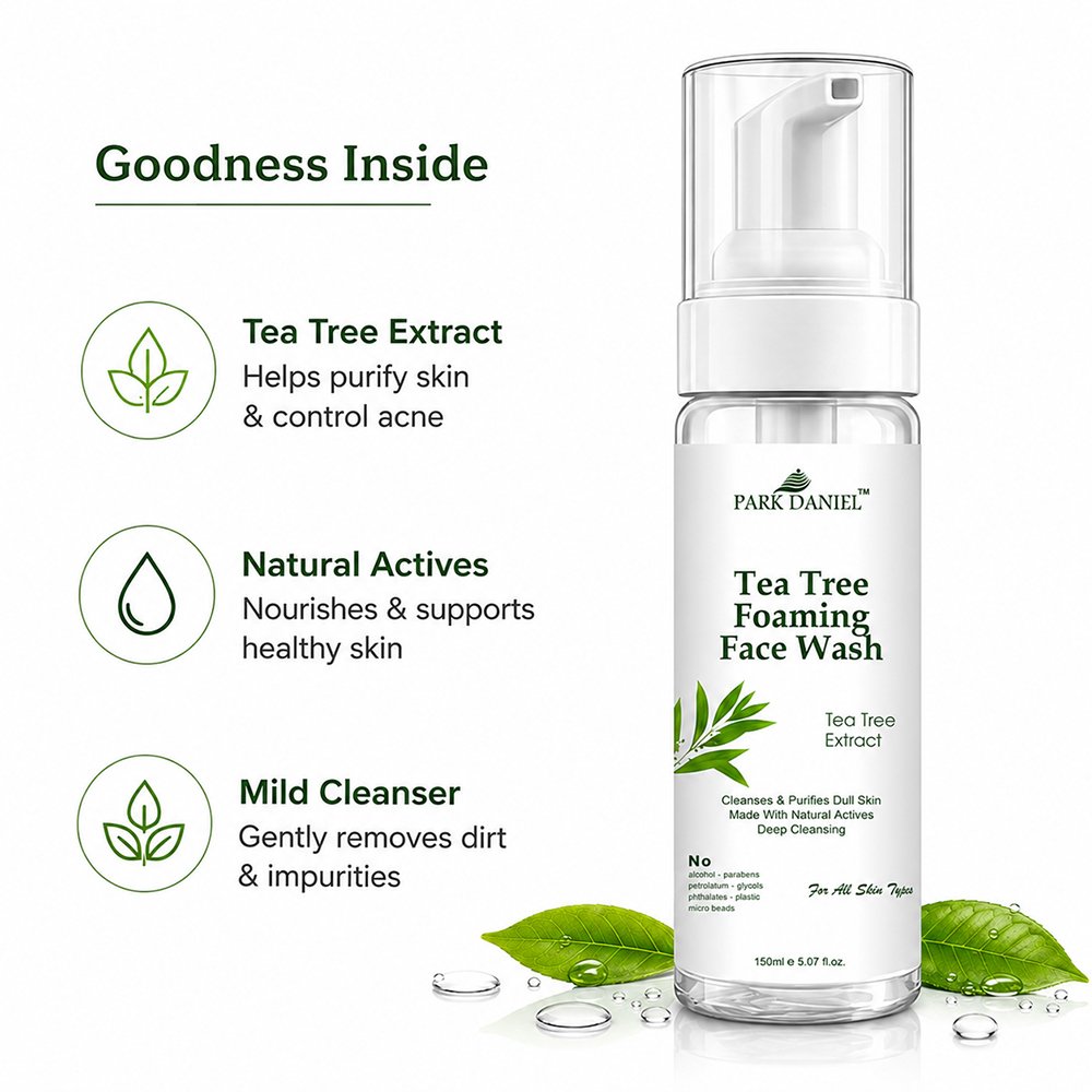 Tea Tree Foaming Face wash - Image 3