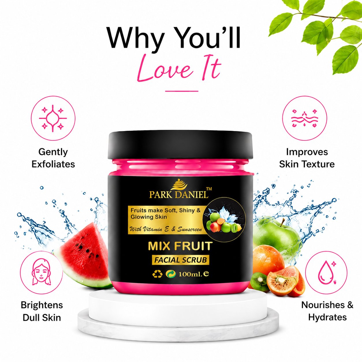 Mix Fruit Facial Scrub - Image 3