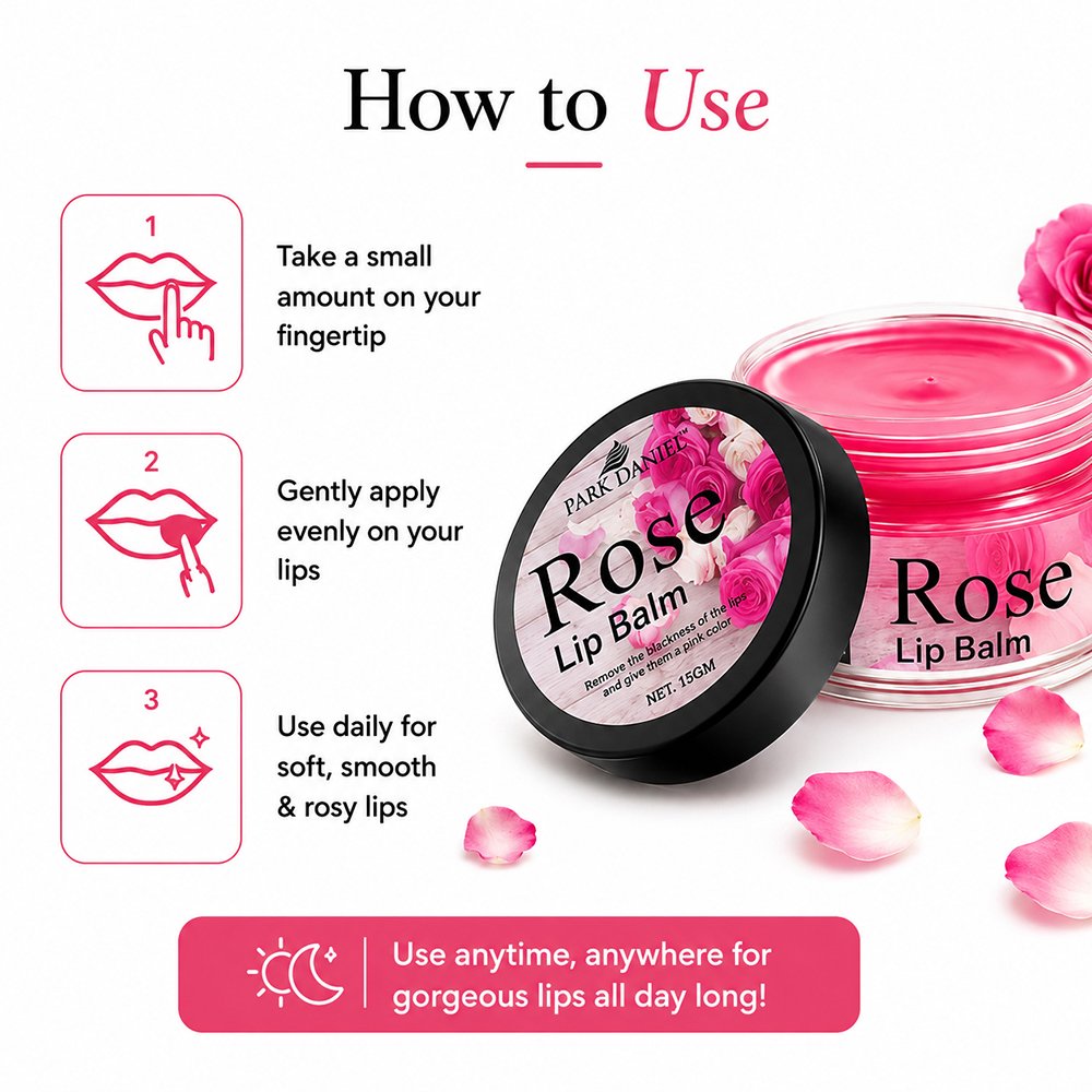 Rose Lip Balm - Image 4