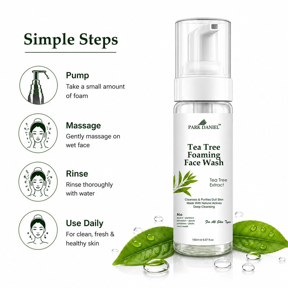 Tea Tree Foaming Face wash - Image 5