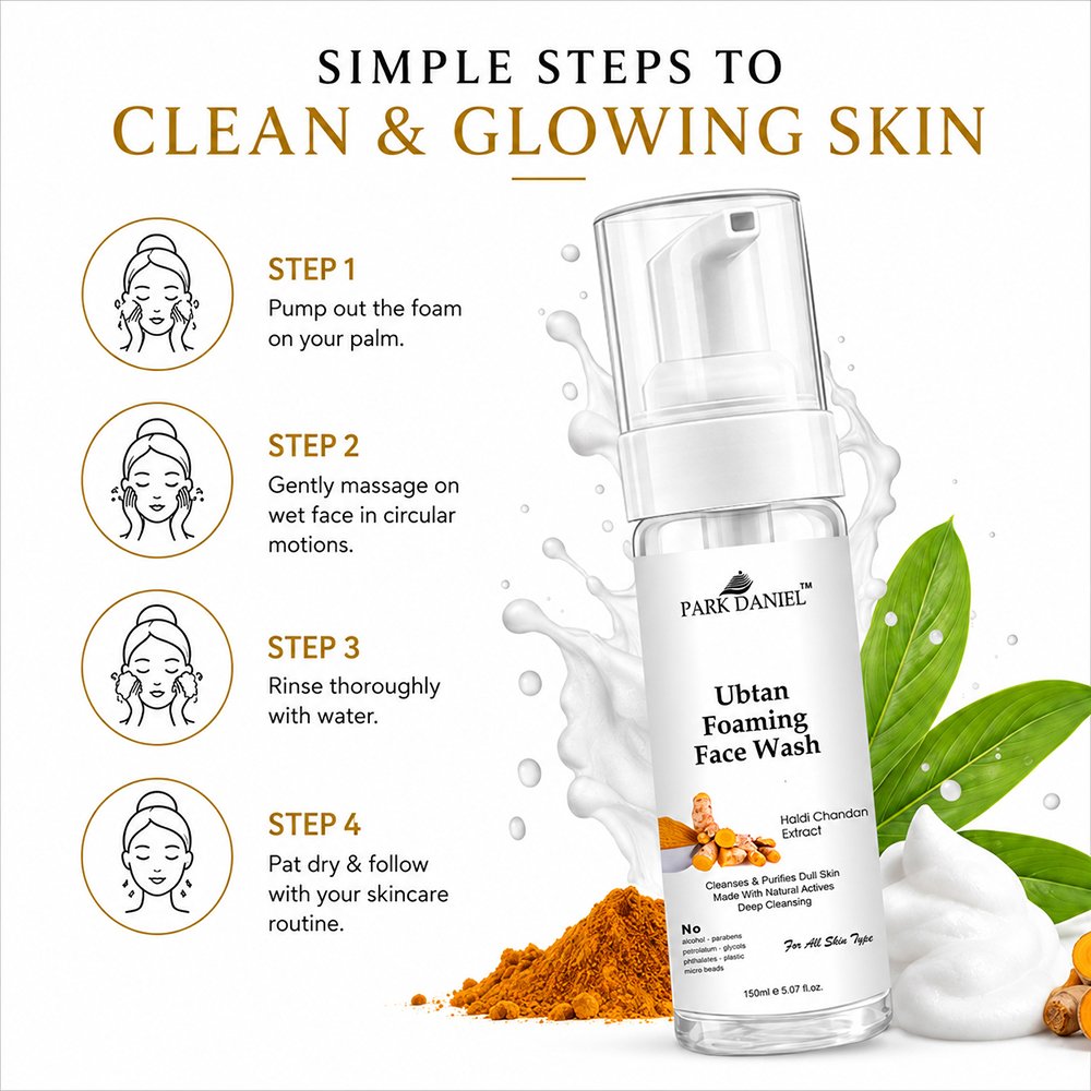 Ubtan Foaming Face wash - Image 5