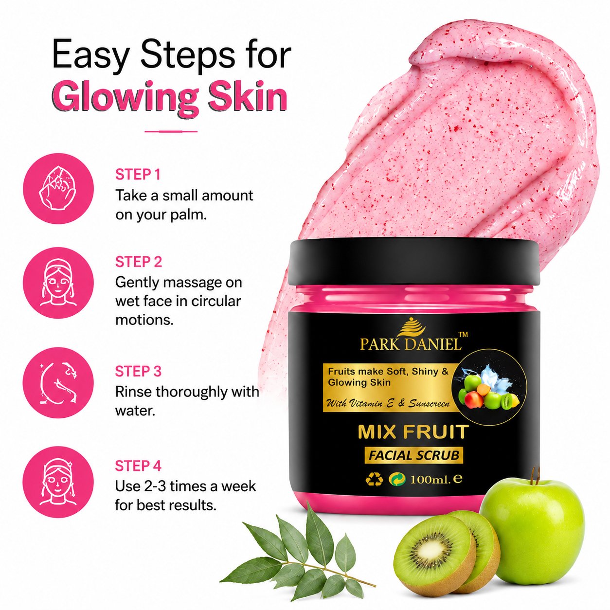 Mix Fruit Facial Scrub - Image 5