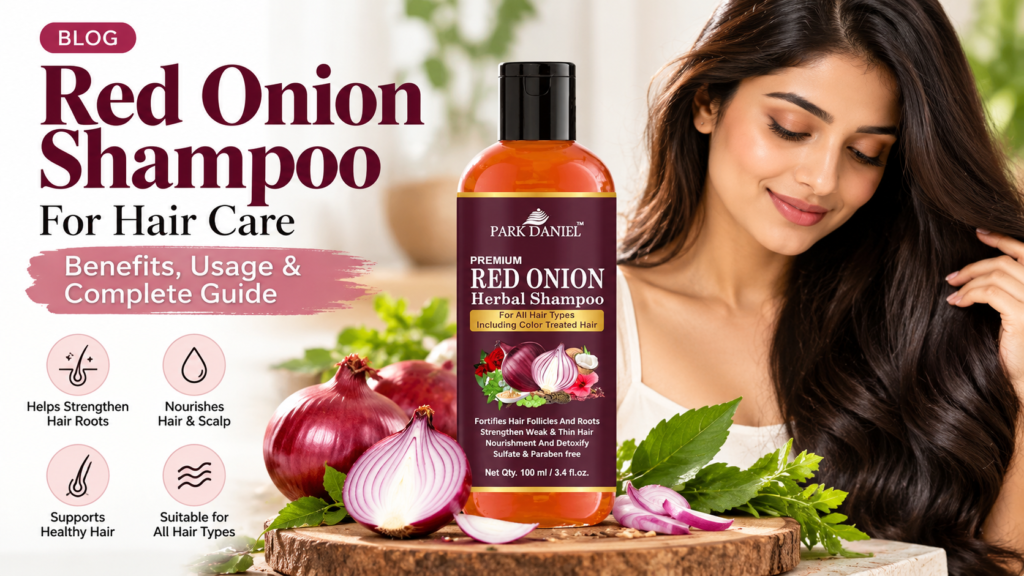 Park Daniel Premium Red Onion Herbal Shampoo